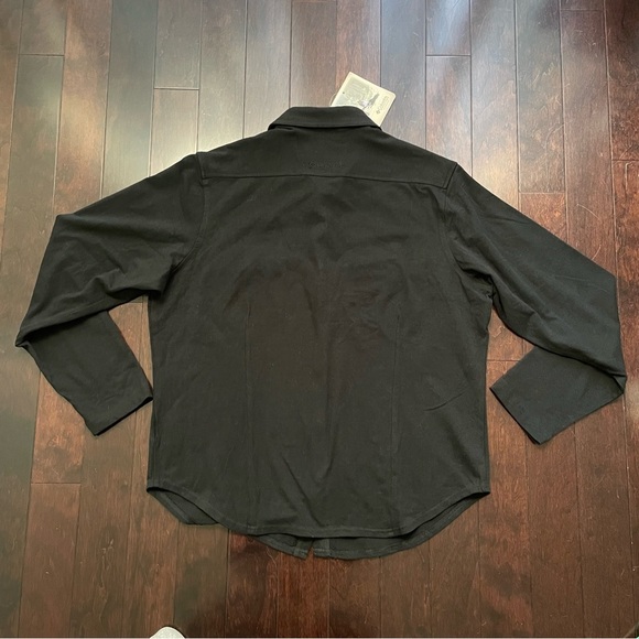 Columbia Women's NWT Long Sleeve Snap Button Up Size XL Black Soft Pockets - Picture 5 of 7